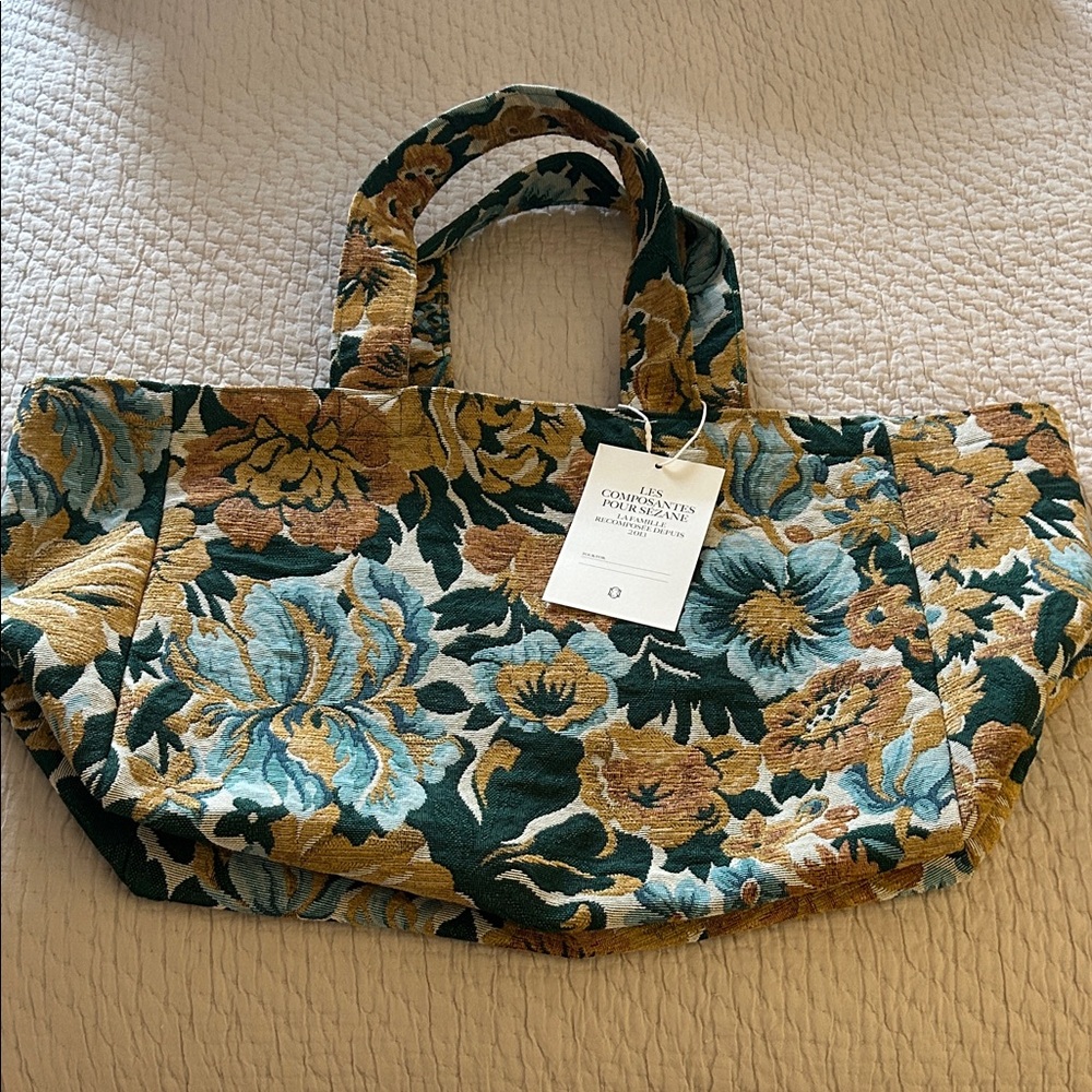 Sezane Jaquard Tote Bag
